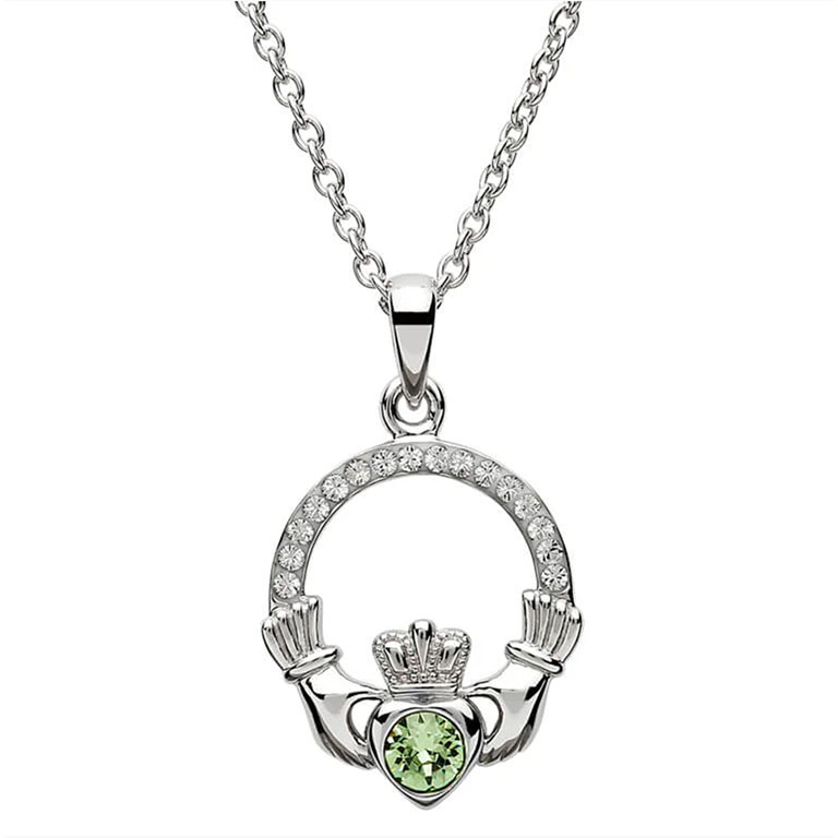Sterling Silver January Birthstone Necklace 001-640-18036 | Dickinson  Jewelers | Dunkirk, MD